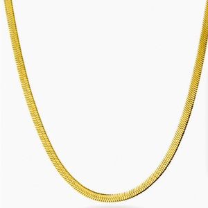Ana Luisa Herringbone 14K Gold Plated Necklace